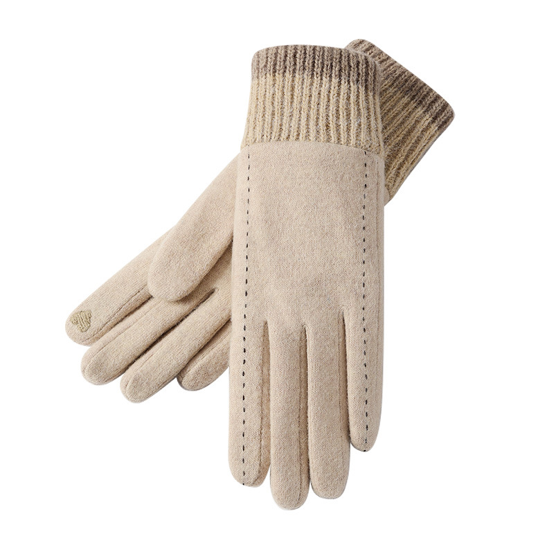 Wool Glove Lined - Novas luvas de inverno femininas para