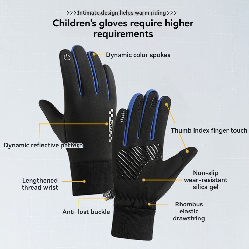 Gtubike luvas infantis com tel - Ski Glove Waterproof avaliação e preço