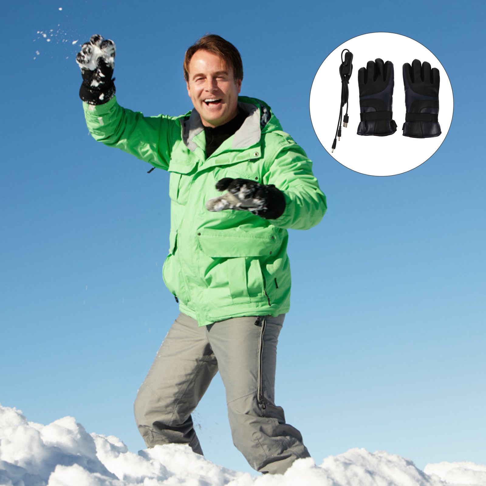 1 Par de Luvas Elétricas Aquec - Winter Glove Insulated avaliação e preço